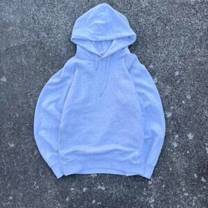 Undercover Grey Blank Hoodie Size L Japanese designer blank cropped heavyweight